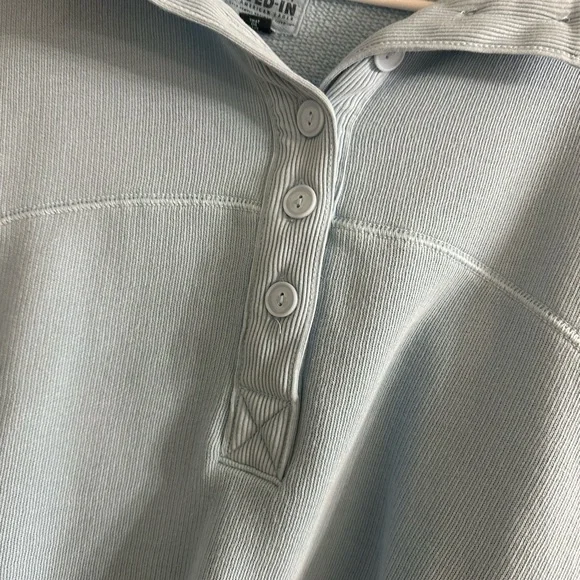 American Eagle Outfitters Green Oversized Polo Sweatshirt - Picture 3 of 3